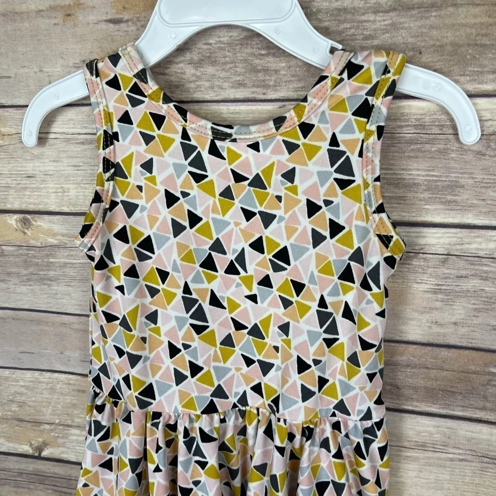 Dot Dot Smile Tank Dress 12-24 Mo Geometric Print
